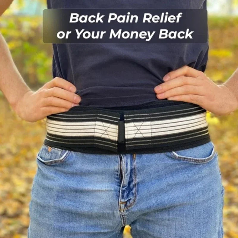 Waist Belt Sacroiliac SI Joint Hip Belt Lower Back Support-Hip Braces for Hip Pain Pelvic Support Belt Sciatica Pelvis Lumbar