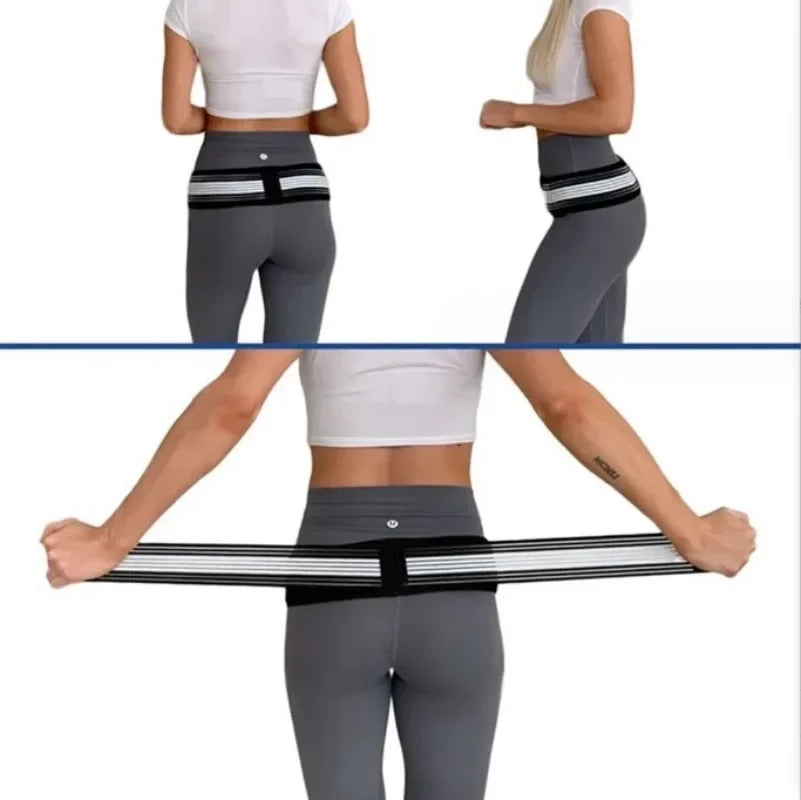 Waist Belt Sacroiliac SI Joint Hip Belt Lower Back Support-Hip Braces for Hip Pain Pelvic Support Belt Sciatica Pelvis Lumbar