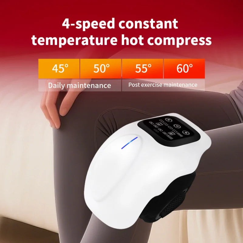 Multifunctional Smart Cordless Knee Massager Vibration Knee Relaxing Massage Machine Joint Knee Device Gifts for Friends